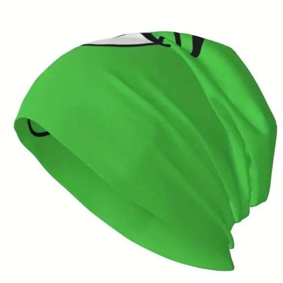 NWT! Unisex Green Girl M&M Candy Beanie! - Picture 4 of 6